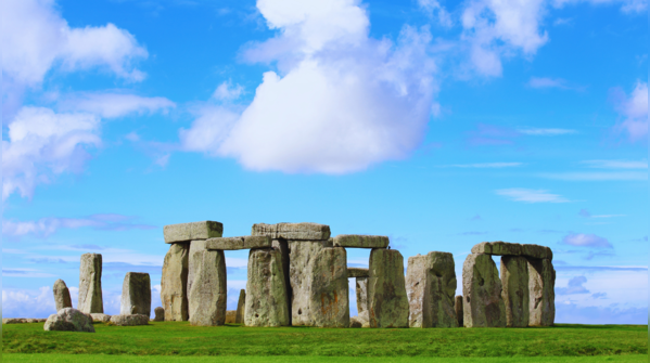 The ancient Stonehenge monument in the UK.