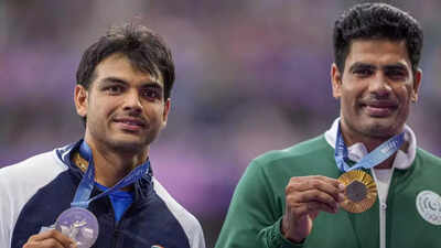 Neeraj Chopra and Arshad Nadeem, potential rivals in upcoming championships.