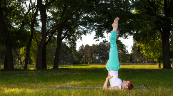 Shoulder stand, the queen of asanas.