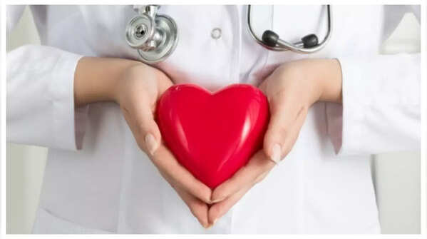 A person experiencing chest discomfort.