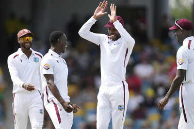 Calypso carnage in Bridgetown: 14 wickets fall on Day 1; Australia quicks hit back after being bowled out for 180